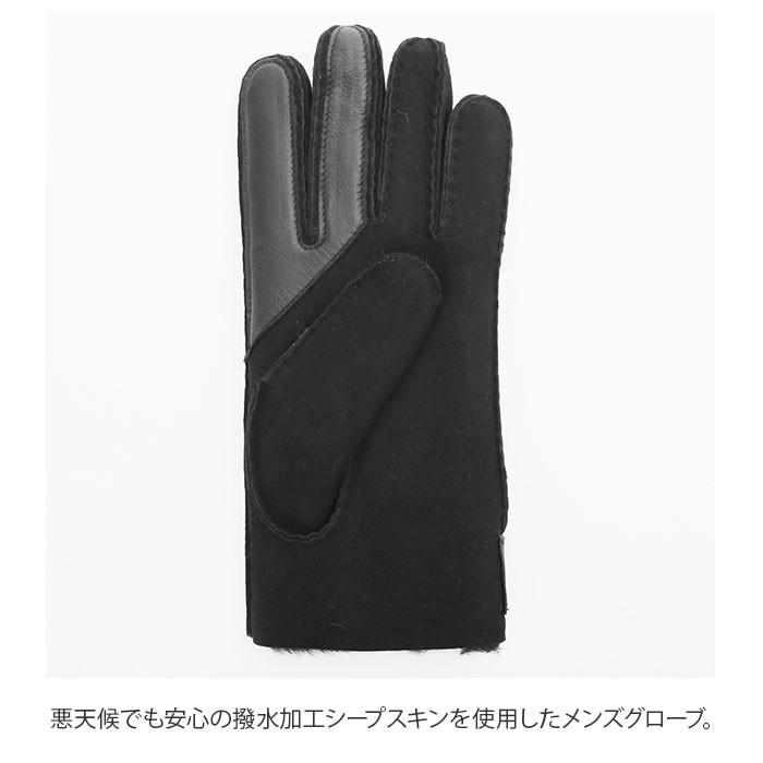 UGG（アグ） メンズ メンズ 手袋 通販 ブランド SHEEPSKIN SIDE TAB