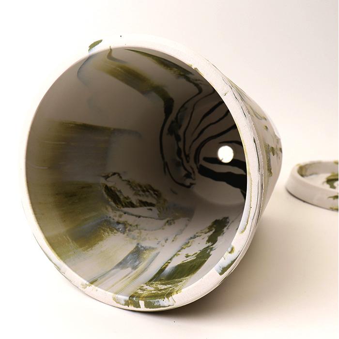 植木鉢 おしゃれ 受け皿付き 通販 鉢カバー 4号 鉢 プラスチック プランター プランターカバー 植木 ポット 鉢植え アーバンプランツポット 軽量 軽い 植木鉢 |  | 14