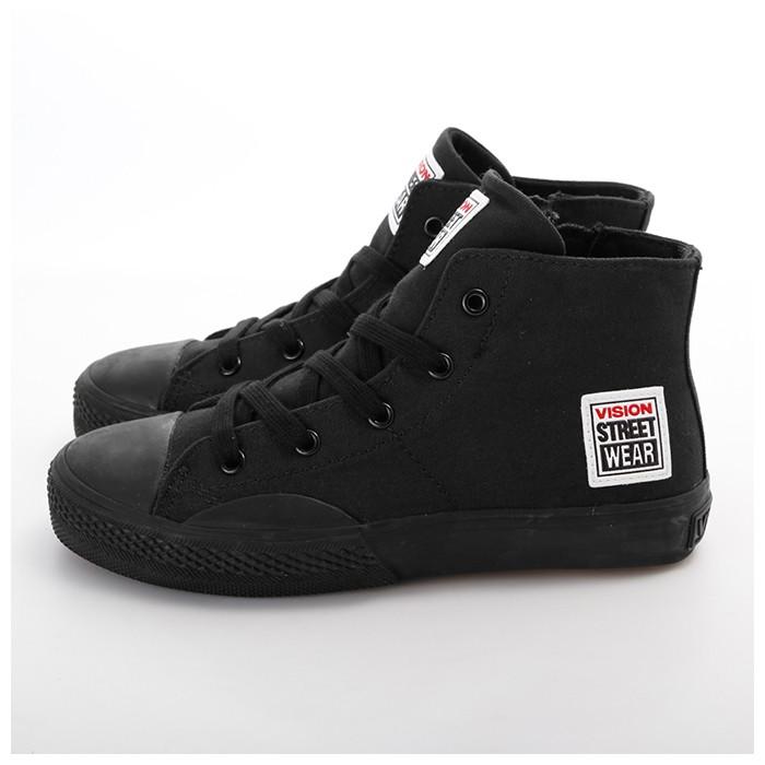 VISION STREET WEAR ハイカットスニーカー 27.5 ブラック vision street wear キッズ スニーカー 通販 ヴィジョン