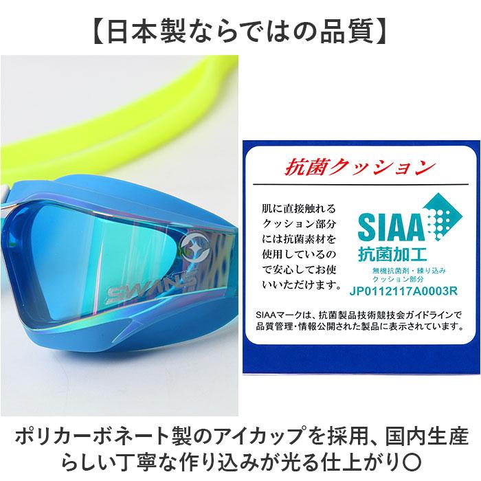 スワンズ swans ゴーグル SR-72MreAB 通販 日本製 スイムゴーグル スイミングゴーグル 水中メガネ 水中眼鏡 ミラーレンズゴーグル クッションあり スワンズ | SWANS | 13