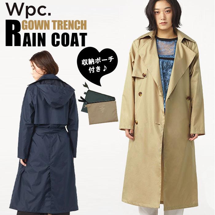 Wpc レインコート レディース 通販 おしゃれ かわいい スプリングコート トレンチコート 普段着 コート アウター 撥水 はっ水 シンプル 無地 通学 通勤 Backyard Family 通販 Paypayモール