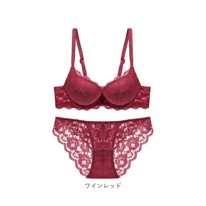 ブラジャー 通販ブラジャー ショーツ セット 下着 レディース セット 盛りパッド パンツ 綺麗 レース 夜 セクシー 盛りブラ セット 谷間 盛れるブラ  ブラジャー |  | 12