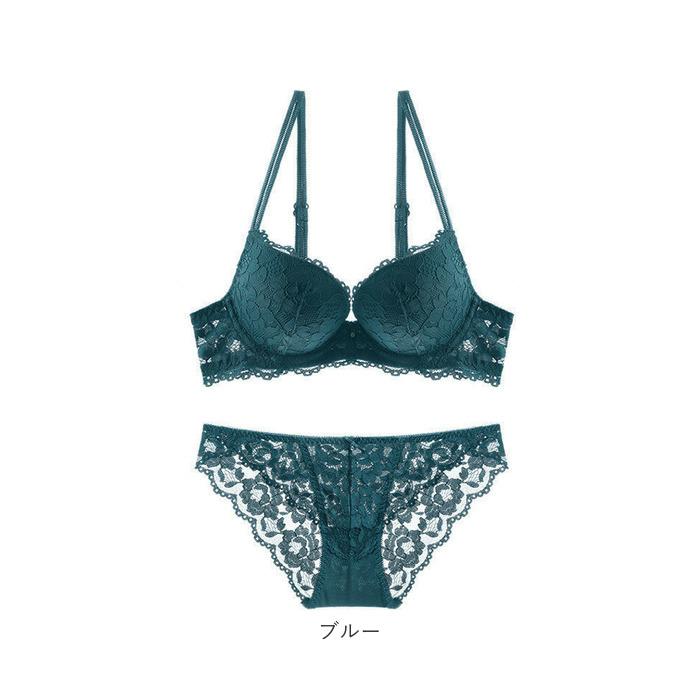 ブラジャー 通販ブラジャー ショーツ セット 下着 レディース セット 盛りパッド パンツ 綺麗 レース 夜 セクシー 盛りブラ セット 谷間 盛れるブラ  ブラジャー |  | 13