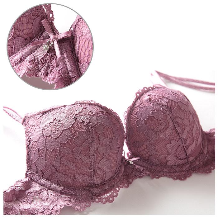 ブラジャー 通販ブラジャー ショーツ セット 下着 レディース セット 盛りパッド パンツ 綺麗 レース 夜 セクシー 盛りブラ セット 谷間 盛れるブラ  ブラジャー |  | 04