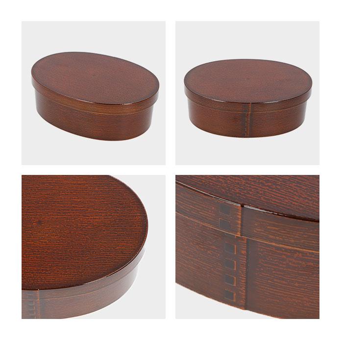 曲げわっぱ 弁当箱 レンジ対応 通販 小判弁当 わっぱ風 1段 抗菌 弁当箱 丸型 大きいサイズ ランチボックス 弁当 曲げわっぱ弁当 電子レンジ OK  曲げわっぱ |  | 13