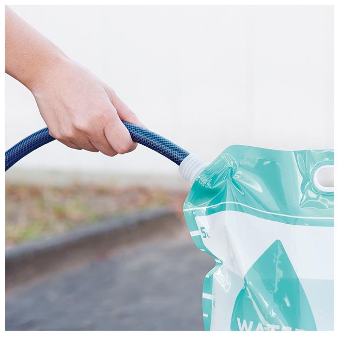 防災 ウォーターバッグ 通販 5L 7L 2個 2個セット 2個入り ２つ 非常用給水袋 ウォーターバッグ 避難グッズ ウォータータンク ポータブル 持ち運び 防災 | BACKYARD FAMILY | 06