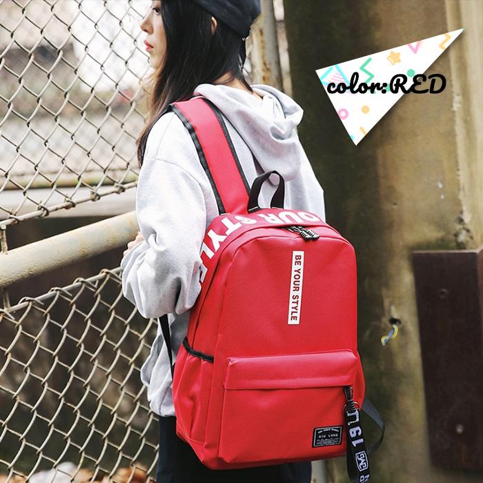 リュック 通学 女子 韓国 通販 おしゃれ 高校生 大容量 中学生 レディース ロゴ ストラップ かわいい 黒 ブラック PC タブレット 収納 軽量 軽い リュック | BACKYARD FAMILY | 15