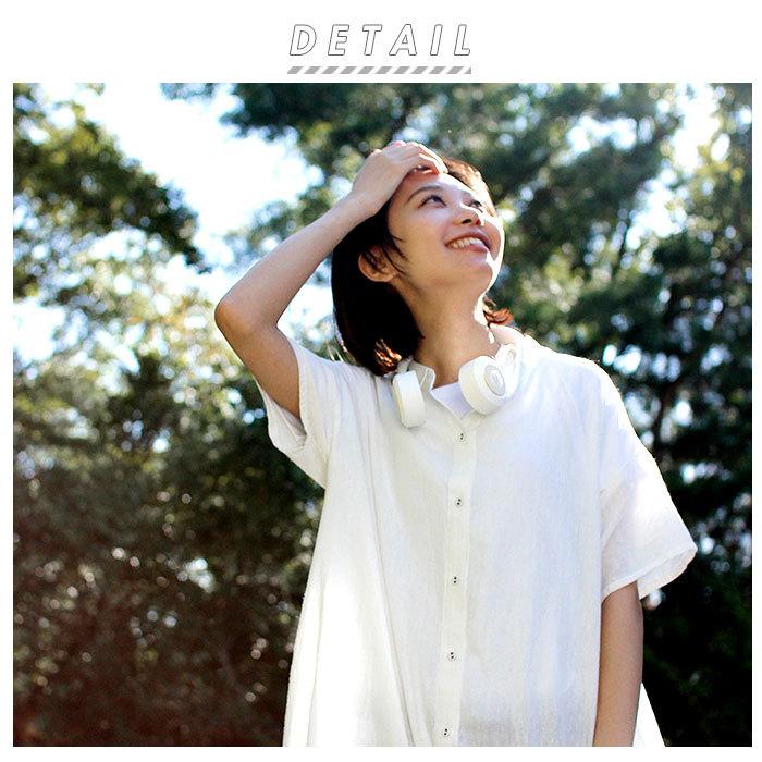 扇風機 首かけ 通販 ダブルファン ハンズフリー ヨガシロッコ 首掛け扇風機 羽なし 静音 夏 ポータブル 暑さ対策 熱中症対策 ウォーキング スポーツ観戦 Backyard Family 通販 Paypayモール