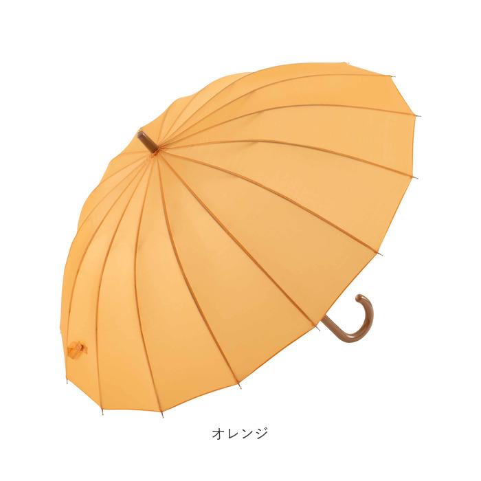傘 通販傘 16本骨 55cm 長傘 かさ 16本骨傘 雨傘 アンブレラ ジャンプ傘 ワンタッチ ジャンプ レディース メンズ おしゃれ シンプル 無地 通勤 通学 傘 | ブランド登録なし | 16
