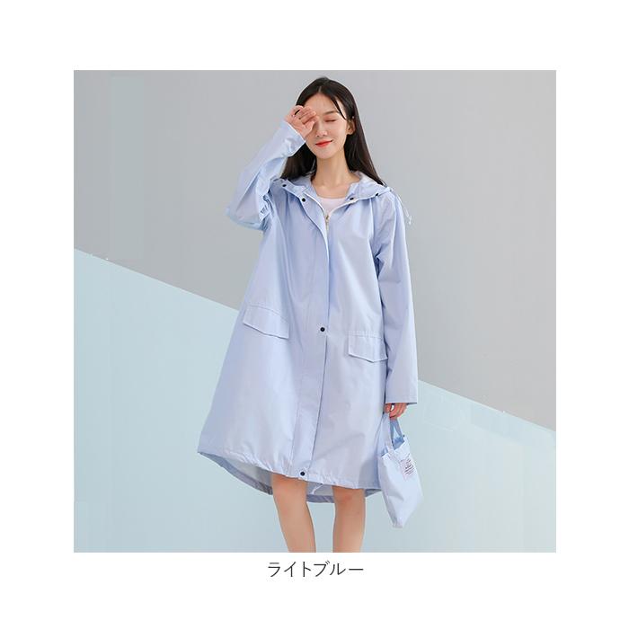 レインコート 通販レインコート 自転車 レディース メンズ 通学 おしゃれ かわいい ロング 撥水 はっ水 軽量 軽い 透湿 蒸れにくい 止水テープ レインコート |  | 15