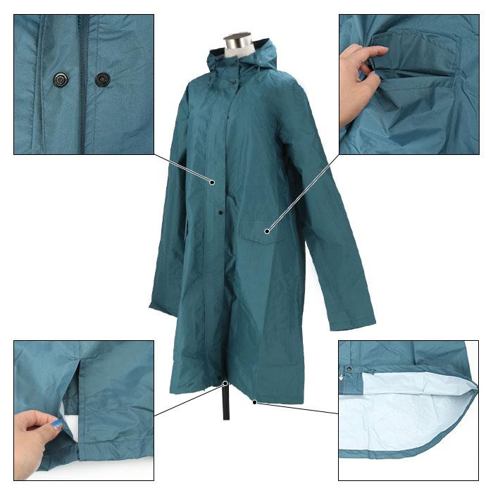 レインコート 通販レインコート 自転車 レディース メンズ 通学 おしゃれ かわいい ロング 撥水 はっ水 軽量 軽い 透湿 蒸れにくい 止水テープ レインコート |  | 06