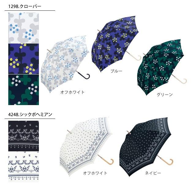 傘 レディース 長傘 おしゃれ 晴雨兼用 58cm 8本骨 wpc ワールド