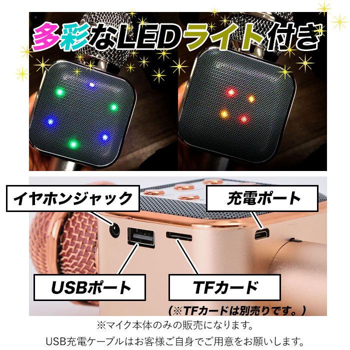 カラオケマイク 家庭用 通販 マイク led付 usb ワイヤレス ワイヤレスマイク ホームパーティー 音楽 イベント 宴会 行楽 花見 お花見 パーティ カラオケマイク | BACKYARD FAMILY | 12
