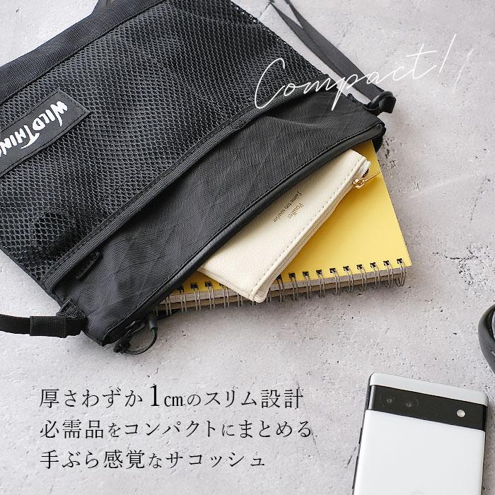 サコッシュ WILD 通販WILD THINGS サコッシュ WT-380-1072 ワイルドシングス ショルダーバッグ ミニショルダーバッグ ショルダーバック メンズ 斜めがけ | WILD THINGS | 08