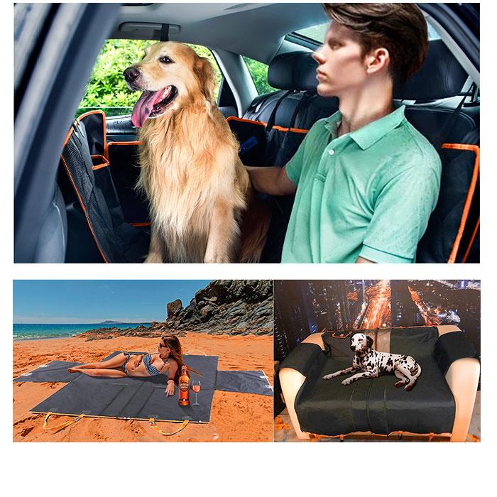 ペット 通販ペット ドライブシート 車 後部座席用 ボックス 犬 グッズ ペット用品 お出かけ シート 汚れ防止 ドッグ 滑り止め カー用品 車移動 マット ペット | BACKYARD FAMILY | 11