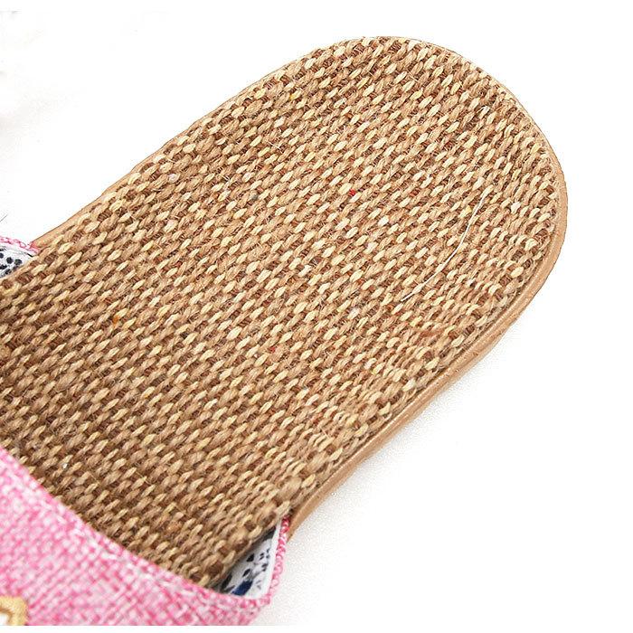 スリッパ 夏用 通販 おしゃれ 麻 リネン サンダル ルームシューズ かわいい レディース メンズ キッズ 猫 ねこ グッズ ネコ 雑貨 前開き スリッパ |  | 13