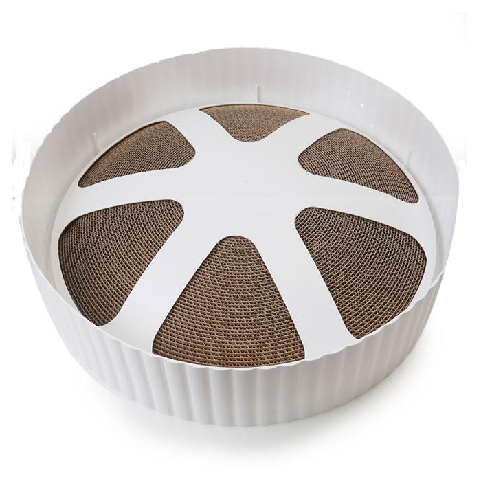 猫 爪とぎ ダンボール 通販 猫爪とぎ 猫用爪とぎ 爪磨き 段ボール 猫ベッド 丸形 スクラッチャー 猫おもちゃ 時空コンパス おしゃれ かわいい ストレス解消 猫 | ブランド登録なし | 06