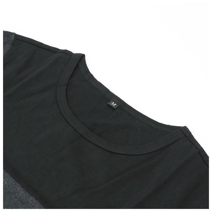 長袖 tシャツ メンズ 通販 長袖Tシャツ 長袖シャツ Tシャツ ロンt おしゃれ ヘンリーネック vネック 薄手 シンプル 綿 大きいサイズ 黒 ブラック |  | 05