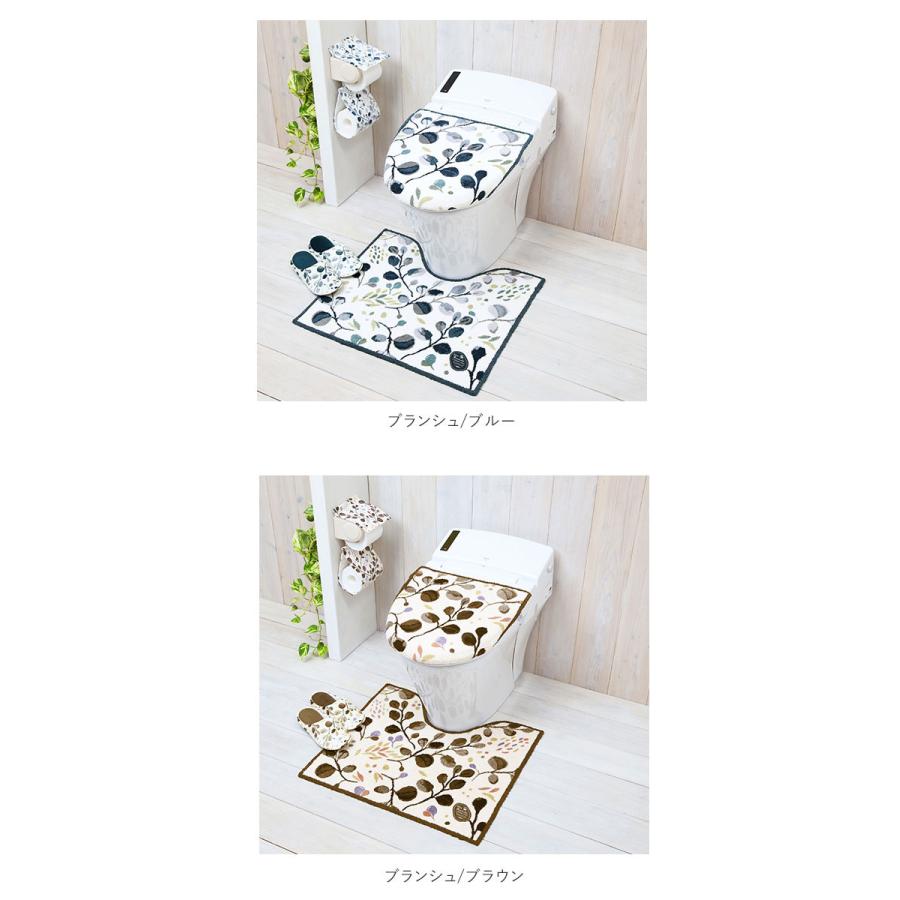トイレマットセット 4点 通販 トイレフタカバー おしゃれ トイレスリッパ トイレットペーパーホルダー カバー トイレセット 花柄 洗える トイレマットセット |  | 25