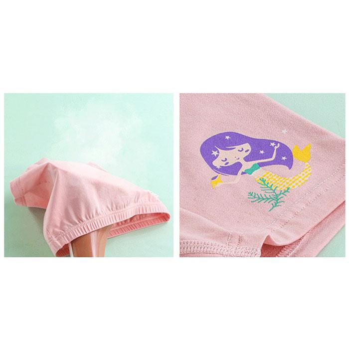 パンツ 通販パンツ 女の子 4枚セット 女児ショーツ ボクサーパンツ インナー パンツ 下着 キッズ 子供 ガールズ 綿 コットン アンダーウェア かわいい パンツ | ブランド登録なし | 03