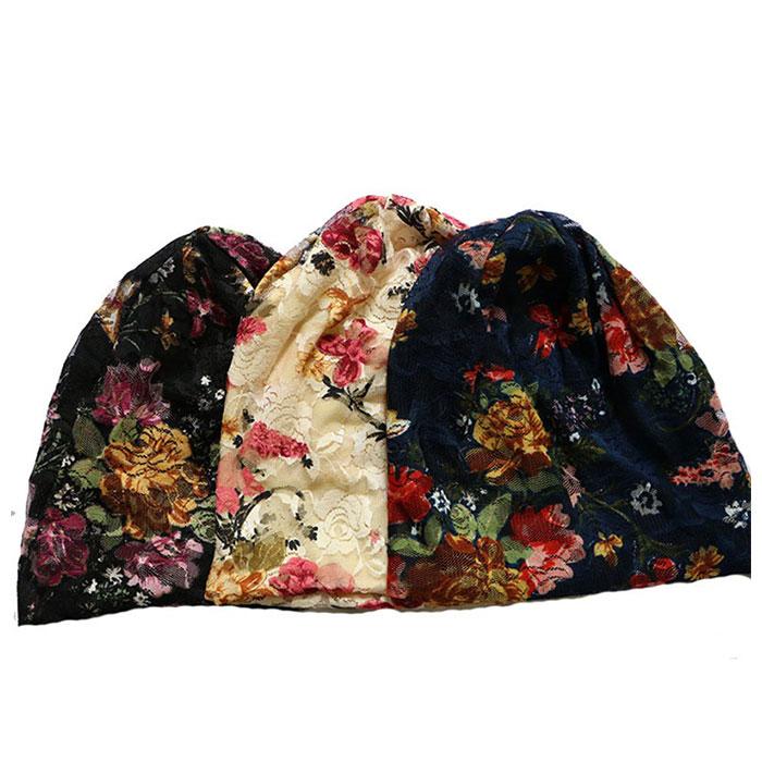 医療用帽子 レディース 通販 医療用 ケア帽子 キャップ 夏用 春夏秋用 外出 通院 抗がん剤 かわいい 可愛い おしゃれ レース 綿 コットン 花柄 医療用帽子 | ブランド登録なし | 06