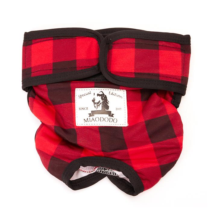 犬 通販犬 マナーパンツ 中型犬 大型犬 サニタリーパンツ マナーバンド オムツカバー ドッグウェア 犬の服 マーキング防止 チェック しつけ トイレ 介護 犬 | ブランド登録なし | 03