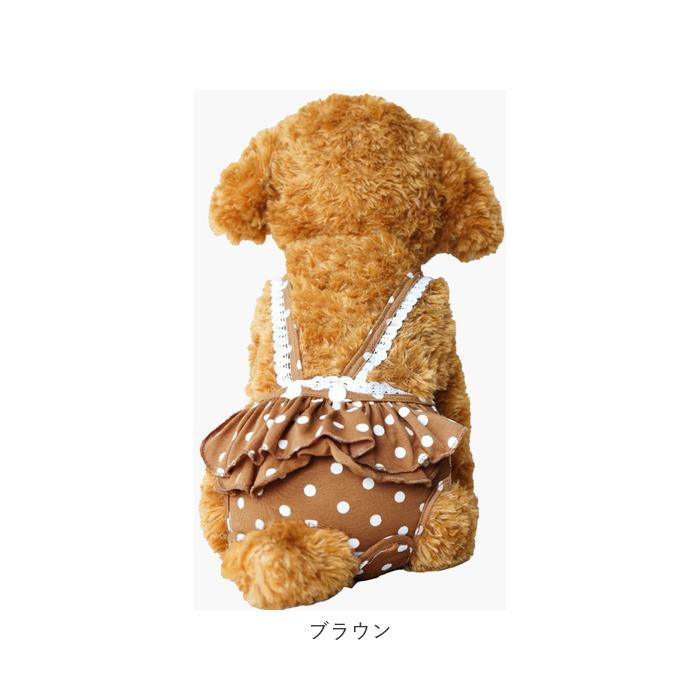 犬 マナーパンツ 通販 女の子 メス サニタリーパンツ オムツカバー おむつカバー ペット パンツ 服 犬用 いぬ イヌ おしゃれ ブラック ブラウン ピンク 犬 | ブランド登録なし | 16