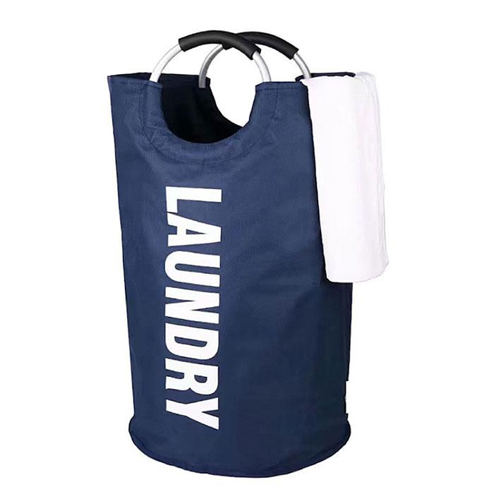 ランドリーバスケット 通販 ランドリーバッグ 洗濯物入れ 洗濯かご 収納ボックス 脱衣かご 折りたたみ 折り畳み カゴ 大容量 約80L 丸型 ランドリーバスケット | ブランド登録なし | 09