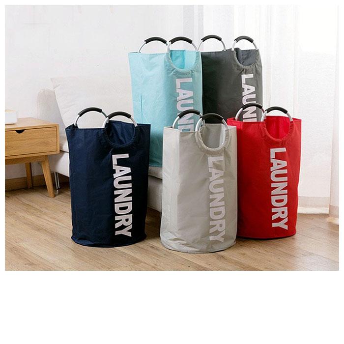 ランドリーバスケット 通販 ランドリーバッグ 洗濯物入れ 洗濯かご 収納ボックス 脱衣かご 折りたたみ 折り畳み カゴ 大容量 約80L 丸型 ランドリーバスケット | ブランド登録なし | 11