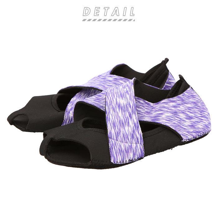 ヨガソックス つま先なし 通販 靴下 レディース ソックス 滑り止め ピラティス ストレッチ ヨガウェア ヨガ 運動 体操 フィットネス 指なし ダンス ヨガソックス |  | 04