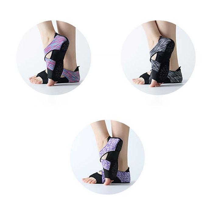 ヨガソックス つま先なし 通販 靴下 レディース ソックス 滑り止め ピラティス ストレッチ ヨガウェア ヨガ 運動 体操 フィットネス 指なし ダンス ヨガソックス |  | 16