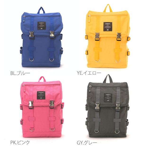 たまやん　2wayリュック（L） 受注生産品】がま口フラップ2WAYリュック【帆布・がまドット柄