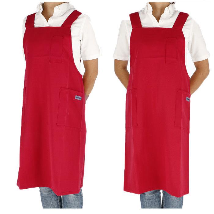 通販 エプロン H型 おしゃれ 保育士 ショート丈 ミドル丈 ミディアム丈 シンプル 無地 胸当てエプロン H型エプロン 家事 介護 制服 ユニフォーム |  | 13