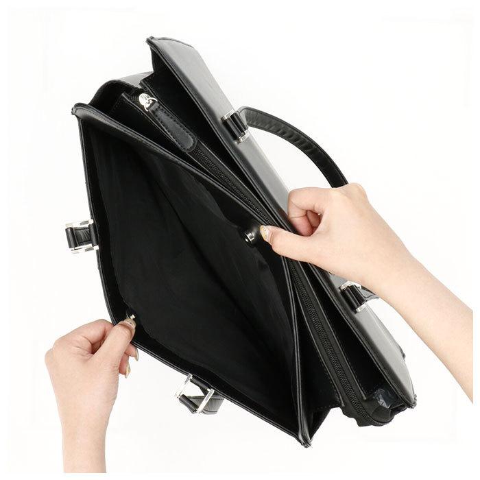 ビジネスバッグ レディース 軽量 通販 A4 トート バッグ 通勤 就活 バッグ 鞄 カバン ボトル 500ml ブラック リクルート 肩掛け 仕事 書類 ビジネスバッグ |  | 06