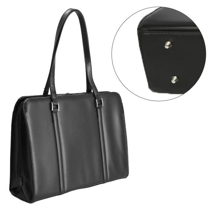 ビジネスバッグ レディース 軽量 通販 A4 トート バッグ 通勤 就活 バッグ 鞄 カバン ボトル 500ml ブラック リクルート 肩掛け 仕事 書類 ビジネスバッグ |  | 05