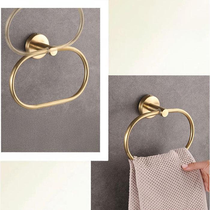 タオルハンガー ステンレス 楕円形 通販 タオルかけ タオル掛け タオルバー タオル収納 壁掛け 収納 タオルリング 北欧 錆びにくい モダン タオルハンガー |  | 08