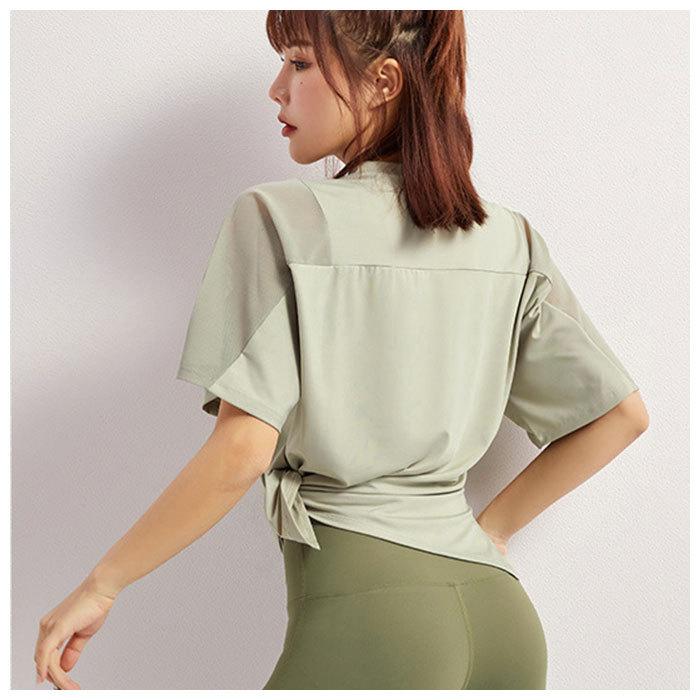 ヨガウェア 通販ヨガウェア トップス 半袖 体型カバー レディース ホットヨガ ピラティス かわいい おしゃれ ジム グッズ フィットネス ウェア ヨガウェア |  | 03