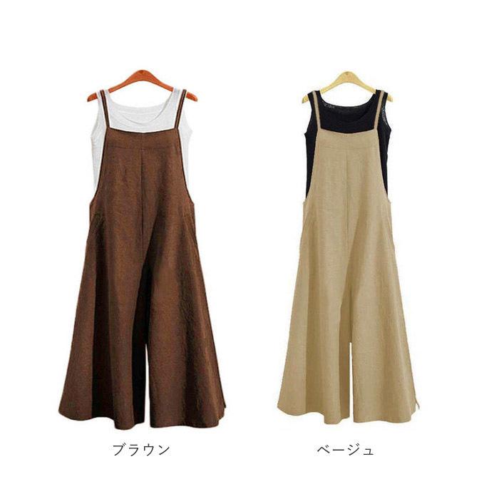 パンツ 通販パンツ ロング おしゃれ ゆったり キャミ 綿 コットン ワイドパンツ ガウチョ スカンツ 楽ちん 大人 かわいい 大きいサイズ S M L XL 2XL 3XL パンツ |  | 18
