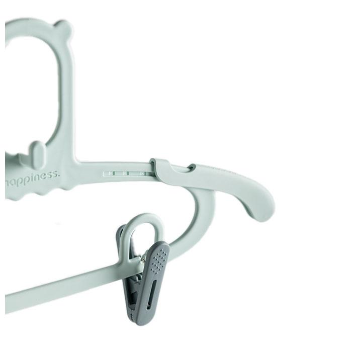 ハンガー 通販ハンガー 子ども 兼用 10本セット 調節可能 キッズ おしゃれ かわいい クリップ ベビーハンガー 子供 こども パンツ スカート こども ハンガー | ブランド登録なし | 10
