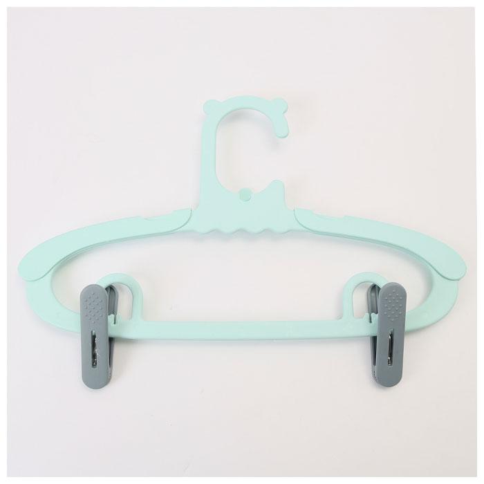 ハンガー 通販ハンガー 子ども 兼用 10本セット 調節可能 キッズ おしゃれ かわいい クリップ ベビーハンガー 子供 こども パンツ スカート こども ハンガー | ブランド登録なし | 09