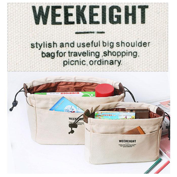 バッグインバッグ 通販バッグインバッグ 自立 大きめ ビッグサイズ 小さめ スモールサイズ 巾着タイプ キャンバス 帆布 薄型 スリム 整理 整頓 バッグインバッグ |  | 07