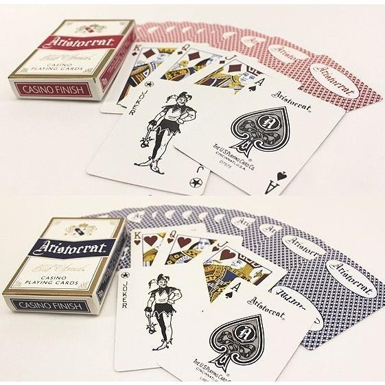 新品　カジノ、アリスト　クラットトランプセット トランプ カジノ ARISTCRATS （アリストクラット） レッド