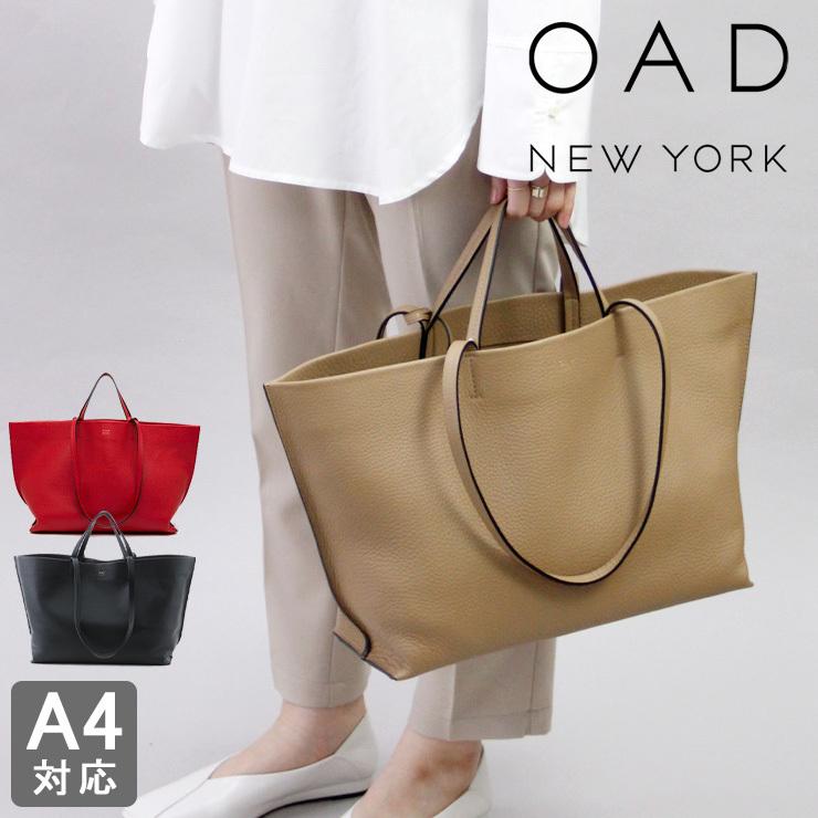 素晴らしい品質 2way 肩掛けバグ 2ハンドル ダブルハンドル トートバッグ オーエーディーニューヨーク バッグ York New Oad 正規品 赤 レッド ベージュ 黒 ブラック 横入れ レディース Oad211 Tote Mona バッグ Postetelecom Gouv Cg
