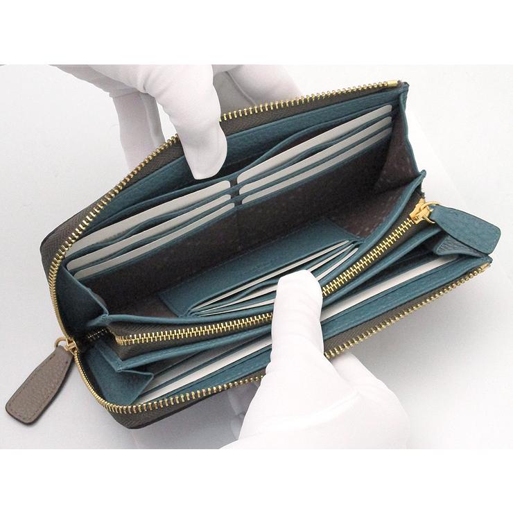 ペレボルサ 財布 PELLE BORSA 長財布 レディース L字ファスナー 本革 