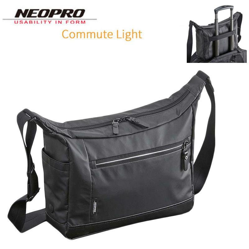 ショルダーバッグ メンズ 軽い船型 ブランド NEOPRO COMMUTE LIGHT #2-873 耐久 防滴 防汚 に強いショルダー 軽量 お散歩 お出掛け エンドー鞄