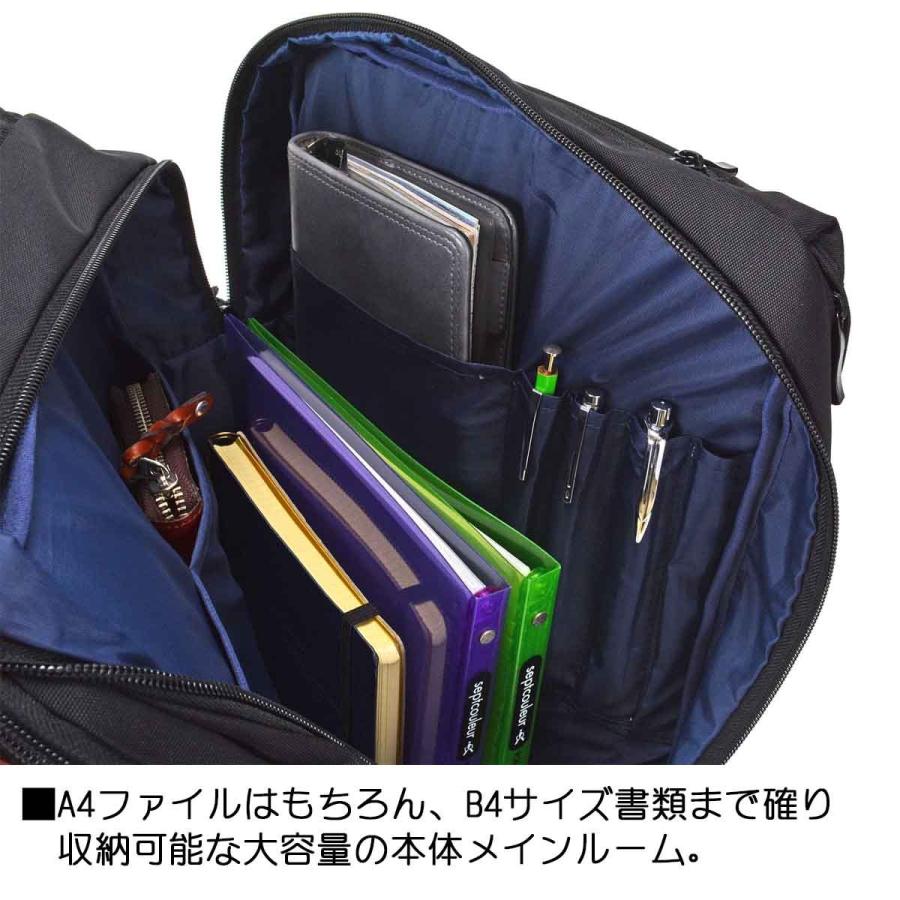 ビジネスバッグ ビジネスリュック 2ルーム 大容量 軽い デイバッグ