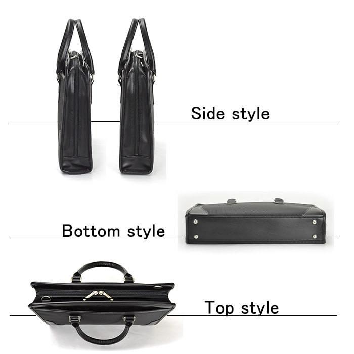 ビジネスバッグ メンズ a4 ファイル対応 ブリーフケース 大開き 自立式