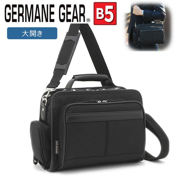 ショルダーバッグ メンズ b5 小さい 軽い 斜めがけ ブランド GERMANE GEAR #33737 2way 多機能 横型 シンプル 出張 通勤 お散歩 お出掛け 冠婚葬祭