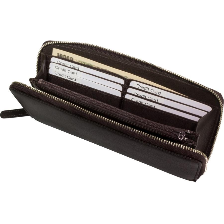 財布 長財布 メンズ 束入れ ラウンド ファスナー ３方チャック U Prenoma U Pレノマ No 61r5 長札入れ バッファロー レザー サイフ 化粧箱入り 61r5 Bag Express 通販 Yahoo ショッピング