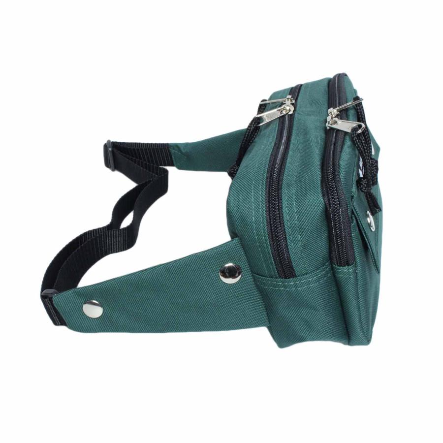 ウエストポーチ 角型 バッグ 盗難防止 二重ロック構造 ブランド AVALON アバロン 7002 本体2室 前ポケット付き 集金 旅行 お出掛け お散歩 | AVALON | 06